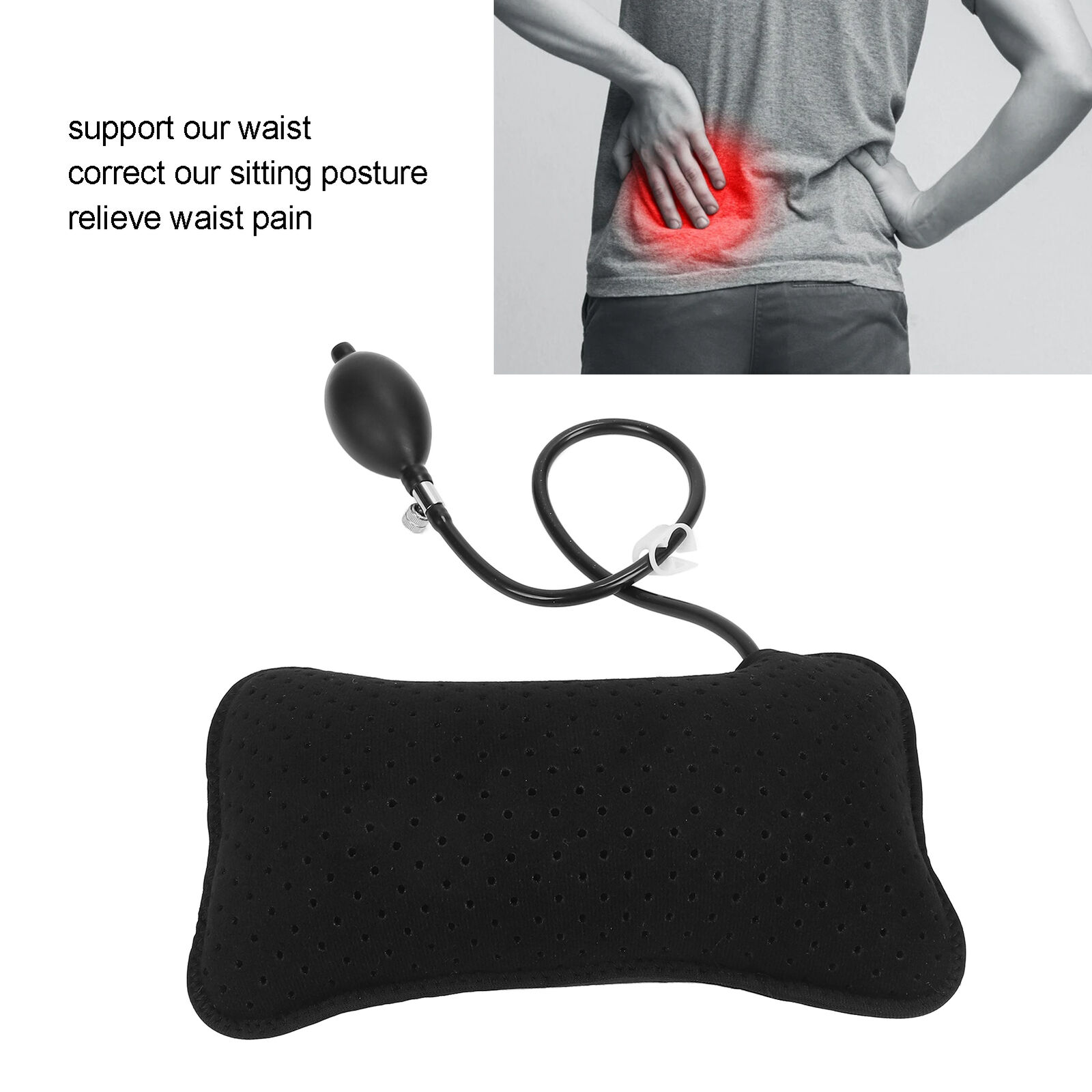 Car Accessories Limassol - Автомобильная надувная подушка для поясничной поддержки,