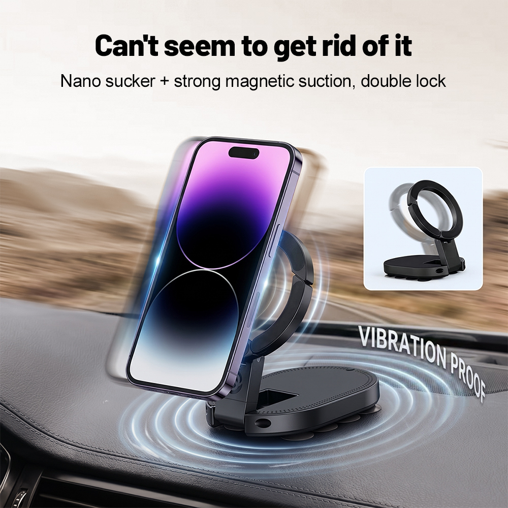 Car Cable Organizer - 360 ° Вращающийся 3-в-1 держатель для