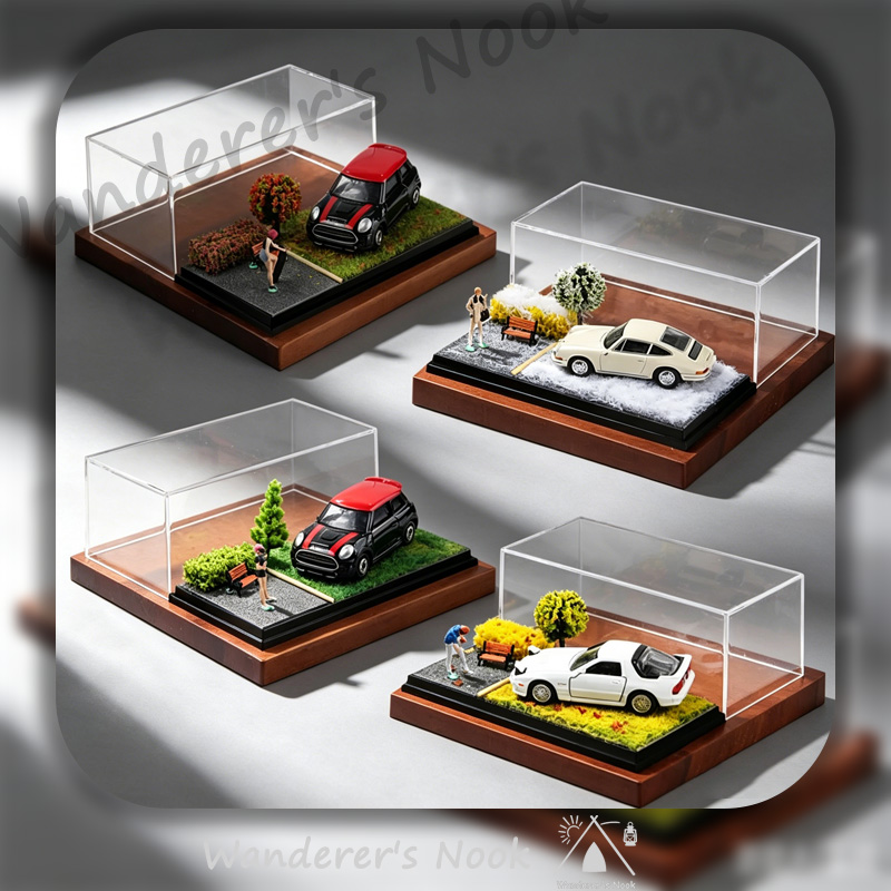Car Accessories Oman - Новая модель автомобиля 1:64: Демонстрационный бокс-диорама,