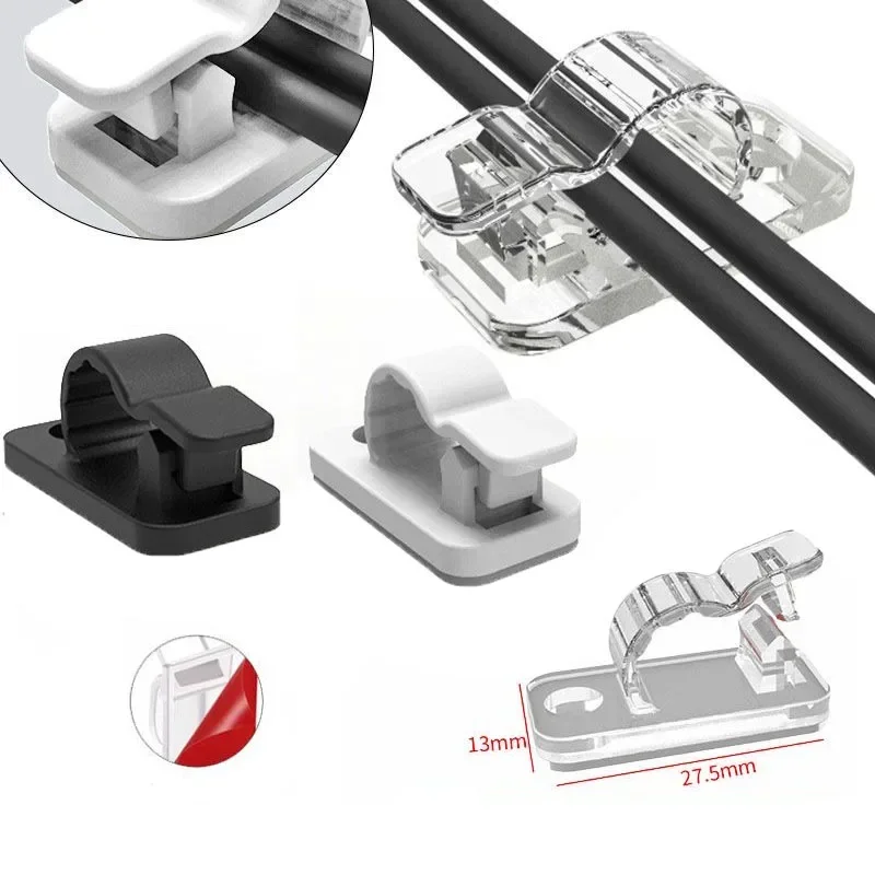 10/50 шт. самоклеящиеся зажимы – обзор и цена Car Cable Organizer
