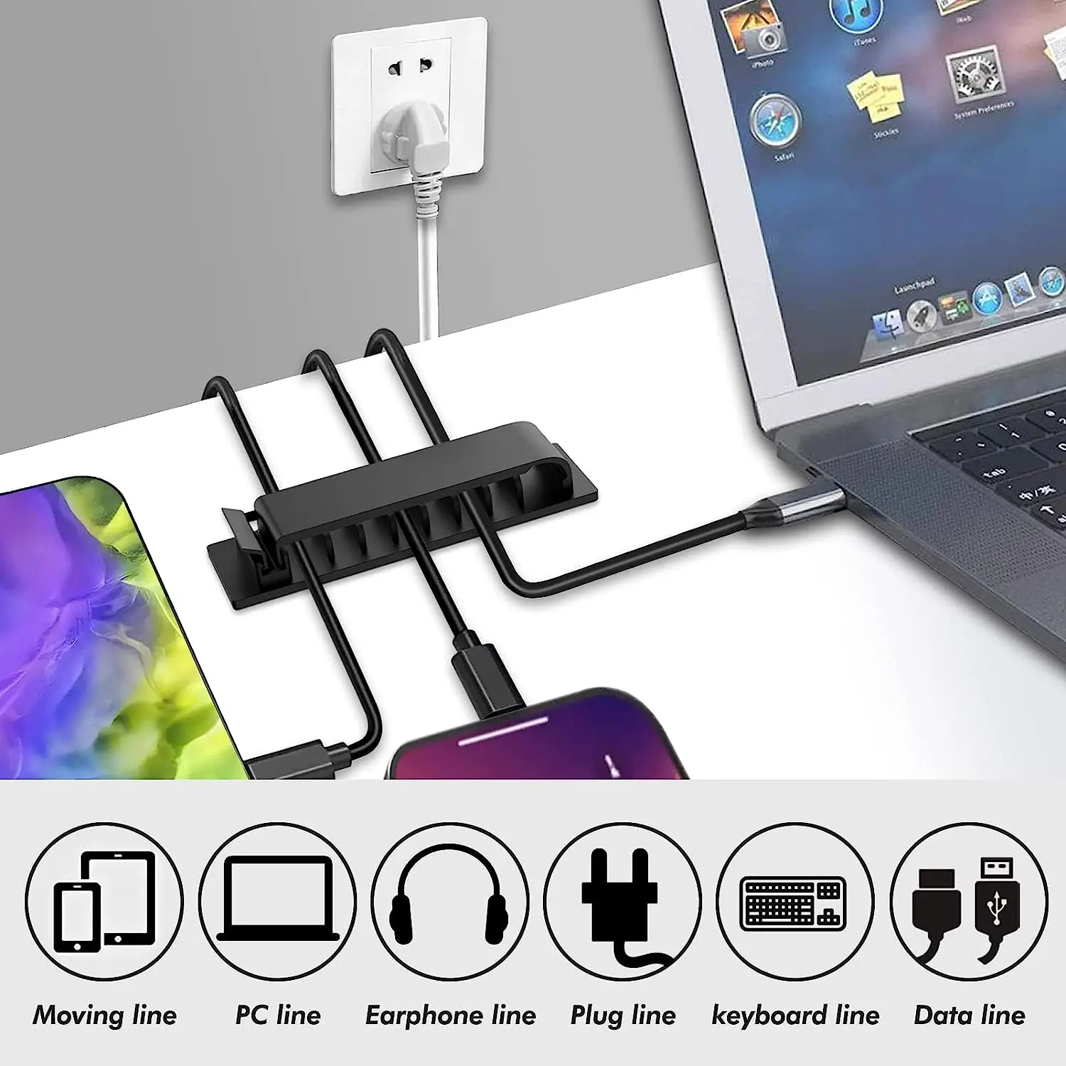 Кабельный органайзер Самоклеящ – обзор и цена Car Cable Organizer