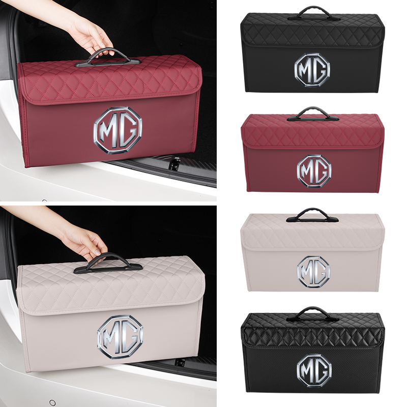Кожаный органайзер для хранени – обзор и цена Car Trunk Organizer