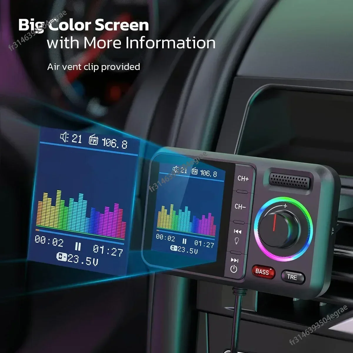Беспроводной FM-трансмиттер с  – обзор и цена Wireless Car Charger